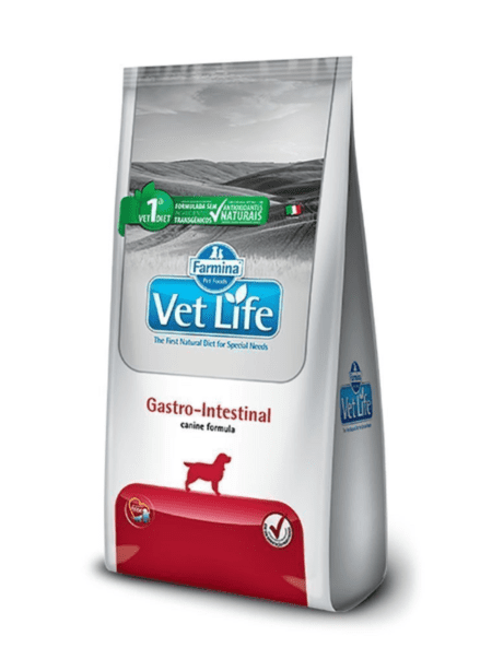 Vet Life Natural Canine Gastro-intestinal 10.1kg, alimento dietético para perros con problemas gastrointestinales.