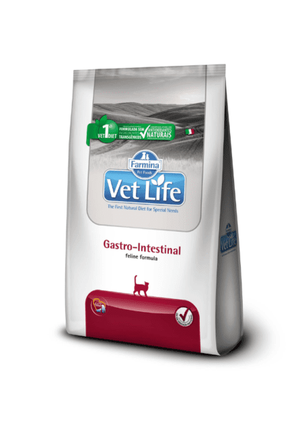 Vet Life Natural Feline Gastro-intestinal 2kg, alimento para gatos con problemas digestivos.