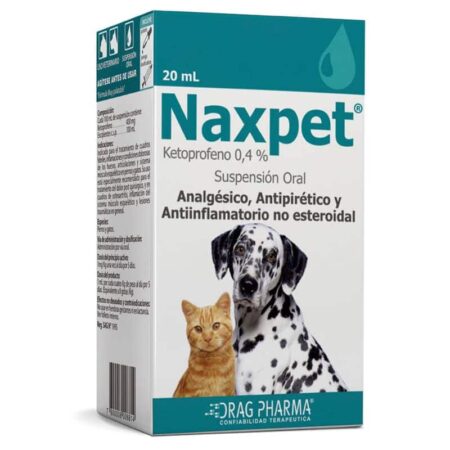 Naxpet suspensión oral Ketoprofeno 0.4%