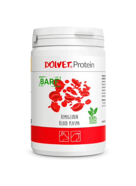 Dolvet Protein, suplemento proteico para la salud y el bienestar de mascotas.