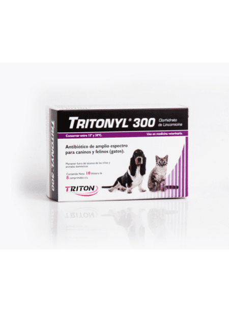 Tritonyl 300 Hospitalario, medicamento de alta potencia para uso veterinario en hospital.