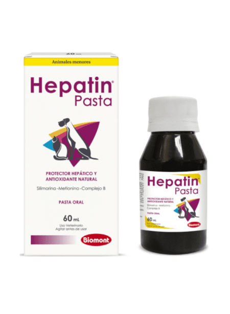 Hepatin Pasta, suplemento para la salud hepática en mascotas.