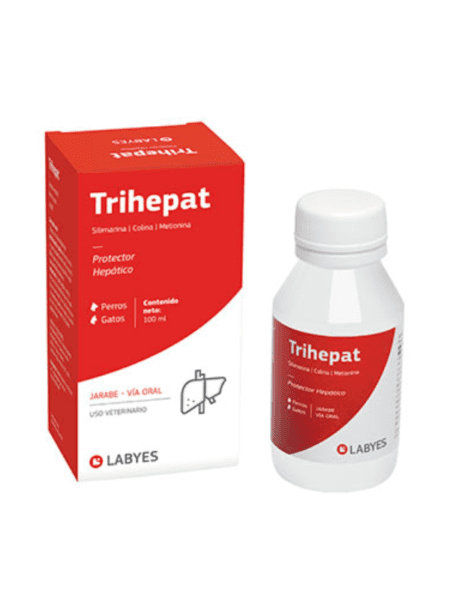 Trihepat, suplemento para la salud hepática en animales.
