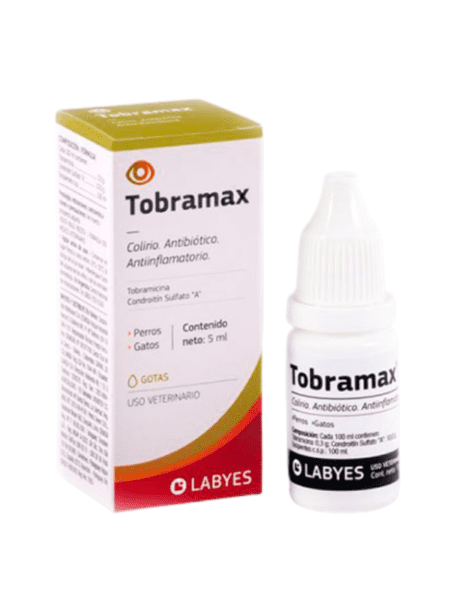 Tobramax, solución oftálmica con tobramicina para animales.