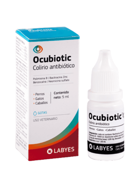 Ocubiotic Sin Esteroides, tratamiento oftálmico para animales.