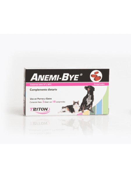Anemi-bye, suplemento para tratar la anemia en mascotas.