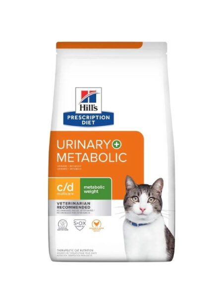 Hills Prescription Diet Feline C/D Urinary + Metabolic Weight 2.88kg