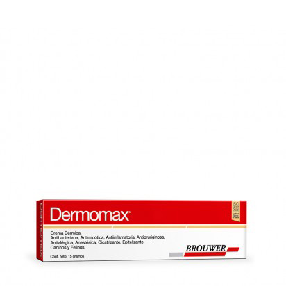 crema dermatológica para mascotas Dermomax 15 g perros y gatos