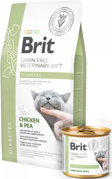 Brit VD Cat Diabetes 200 gr alimento húmedo para gatos con diabetes