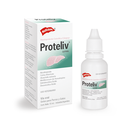 Proteliv Gotas 15 ml protector hepático para perros y gatos